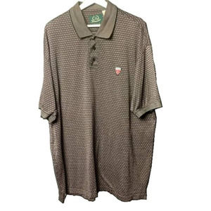 Disney Golf Collection Men's 70's Two Ply Mercerized Cotton  Polo Shirt XL